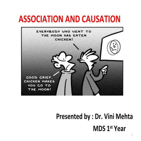 Association and causation