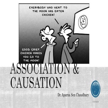 Association and causation