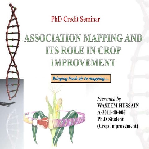 Association mapping in plants
