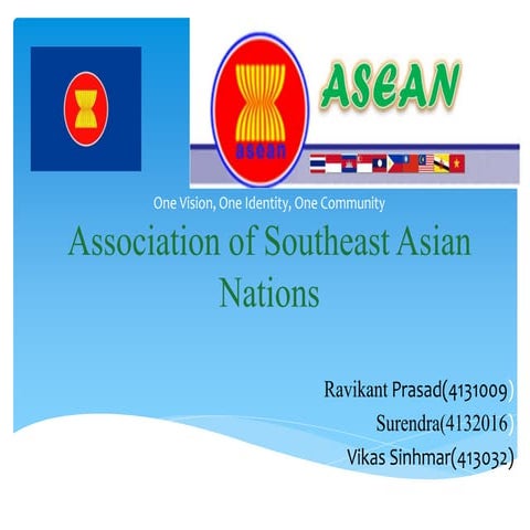 Association of south-east Asian Nations: ASEAN
