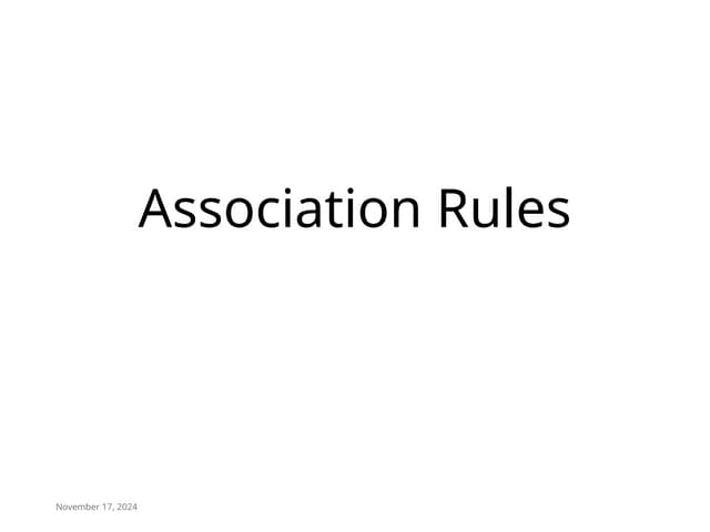 associations and Data Mining in Machine learning.ppt