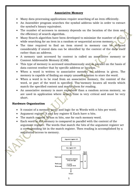 Associative memory