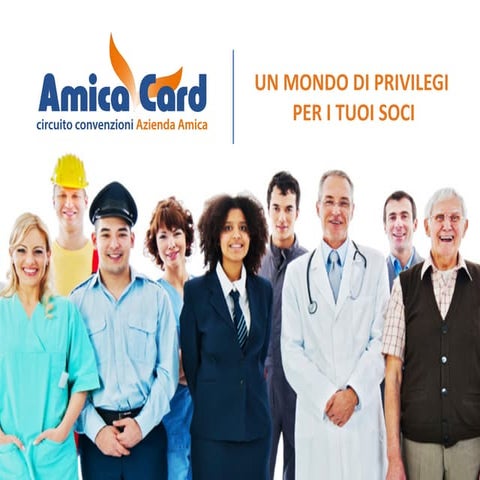 Amica Card: Servizio Convenzioni per le Associazioni