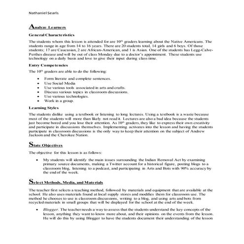 Lesson Plan 2 - Building Background Knowledge | PDF