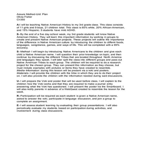 Assure method monday