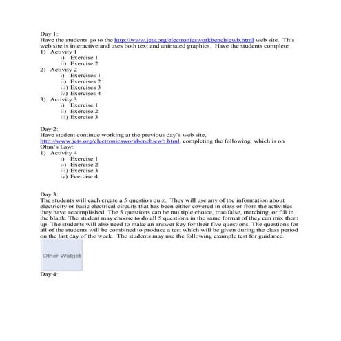Assure model lesson plans