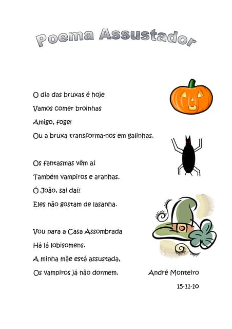 Poema Assustador