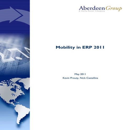 Mobility in ERP 2011