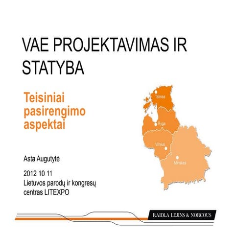 Asta Augutytė, advokatų kontoros „Raidla Lejins & Norcous“ asocijuota teisini...