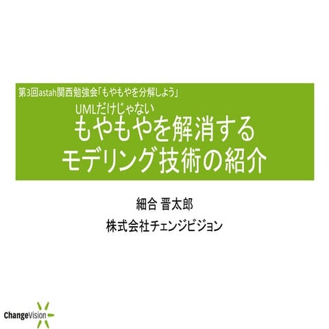 UMLだけじゃないもやもやを解消するモデリング技術の紹介 その2 Feature Model