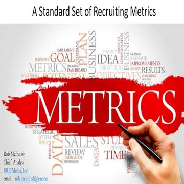A standard set of recruiting metrics