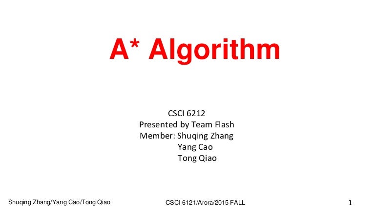 Astar algorithm