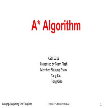 A* Search Algorithm