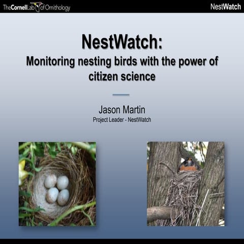 Project NestWatch, ASTC Workshop 2012