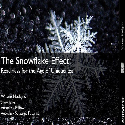 Snowflake Effect: Readiness for the Age of Uniqueness