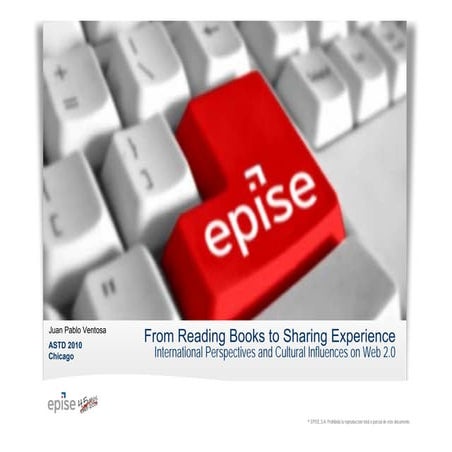 Astd 2010   From Reading Books To Sharing Experience