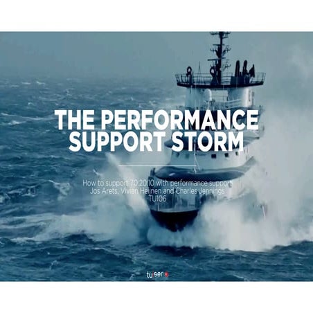 The Performance Support Storm