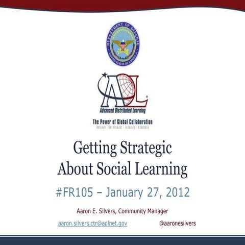 Getting Strategic About Social Learning