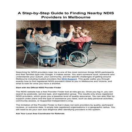 Step-by-Step Guide to NDIS Provider Application and Registration ...