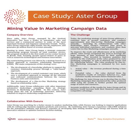 Aster Case Study 12.10.2008   Csl