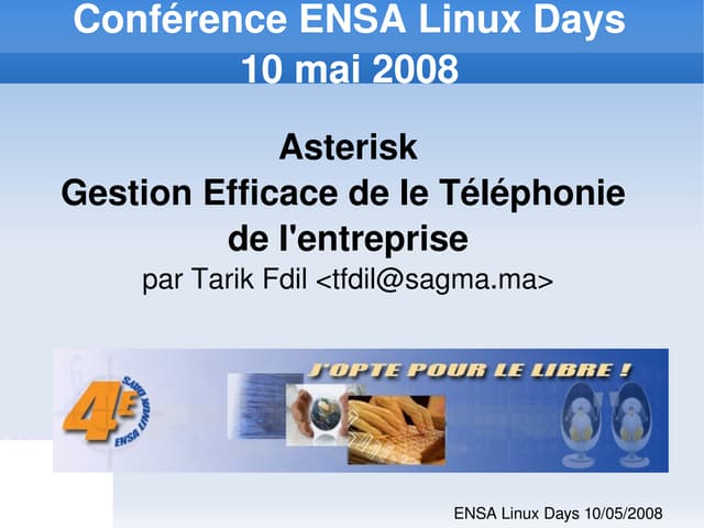 Asterisk Gestion Efficace de la Telephonie de l'Entreprise