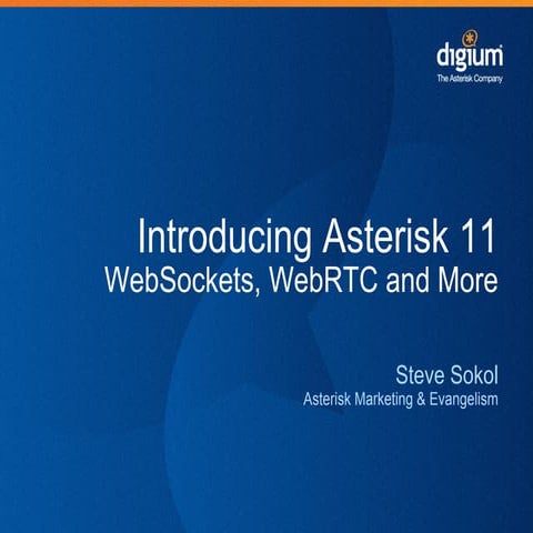 voip2day 2012 - Asterisk update by Steve Sokol