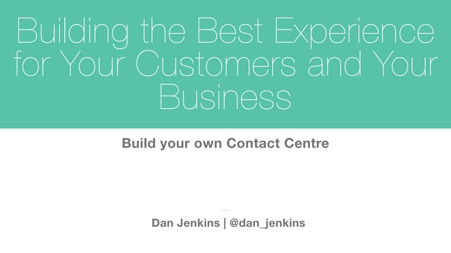 Building the Best Experience for Your Customers and Your Business