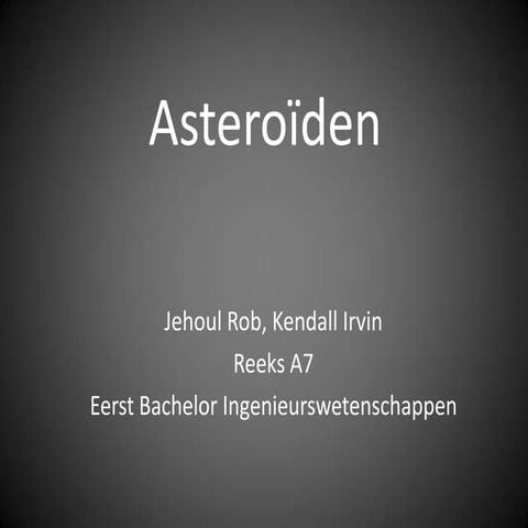 Asteroiden