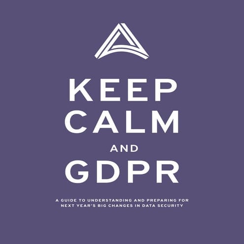Keep Calm and GDPR