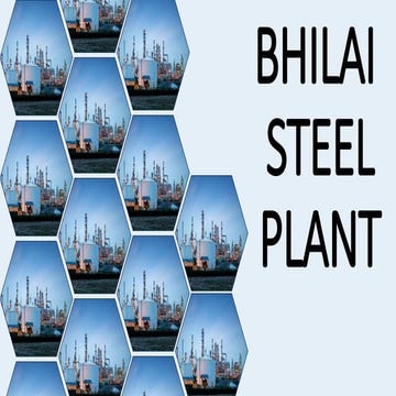 Bhilai Steel Plant PPT for training purpose.pptx