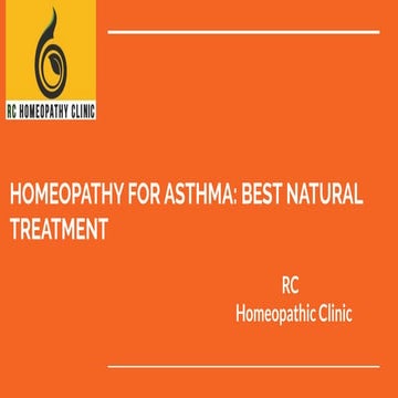 Homeopathy For Asthma