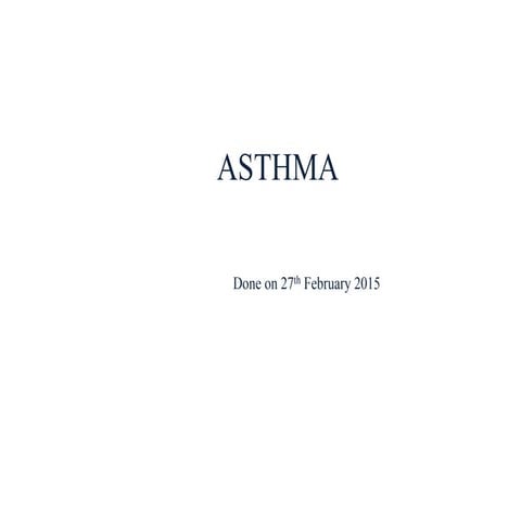 Asthma
