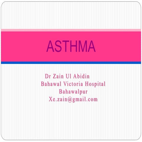 Asthma Case Presentation