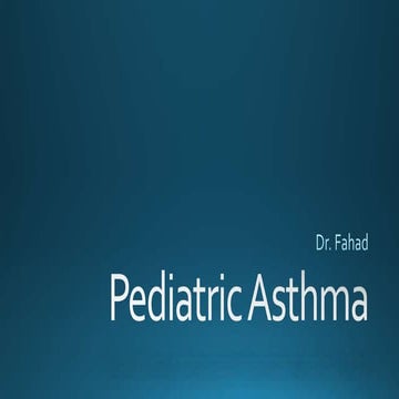Pediatric Asthma