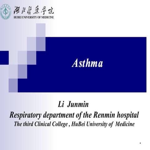 Asthma, Etiology,Pathology, Treatmeny .ppt