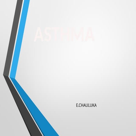 Nursing care management of patient with Asthma