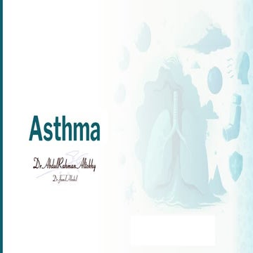 Bronchial Asthma Diagnosis & Management (2025)