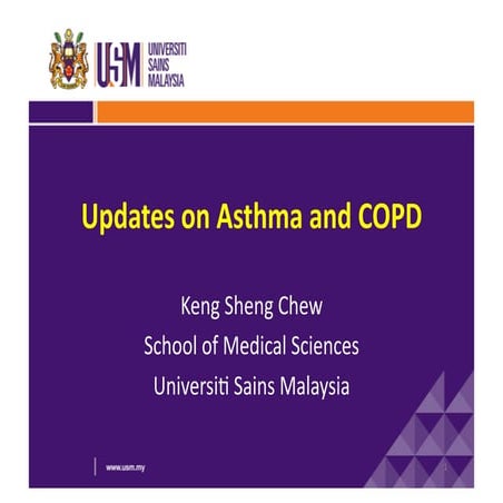 Updates on Asthma and COPD 