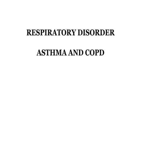 Asthma and COPD | PPT