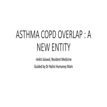 Asthma copd overlap syndrome