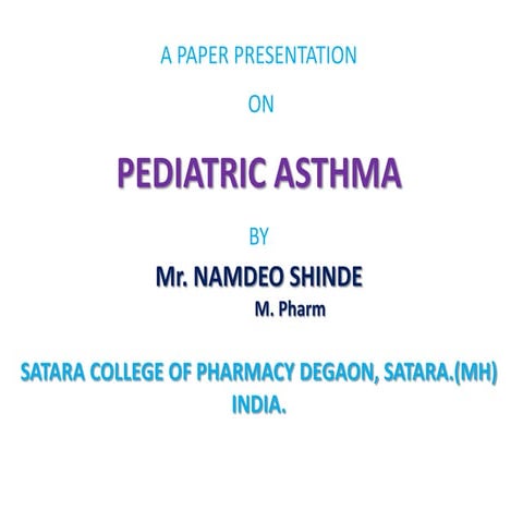Asthma ppt