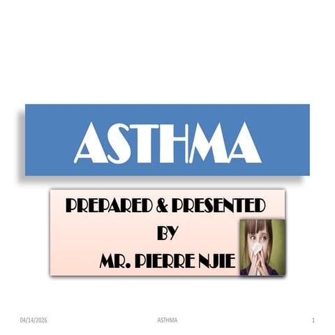 Asthma PPT presentation template - RxSlides | PDF
