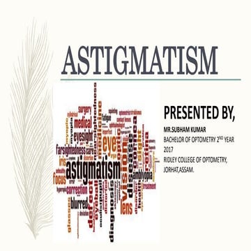 Astigmatism