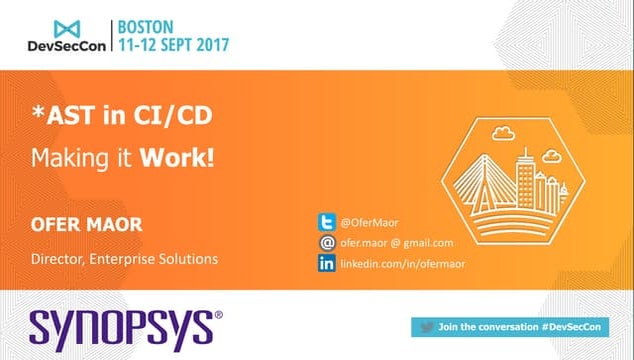 Ast in CI/CD by Ofer Maor