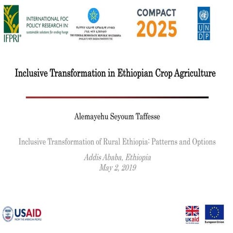 Inclusive Transformation in Ethiopian Crop Agriculture