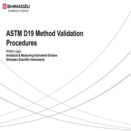 ASTM D19 Method Validation Procedures