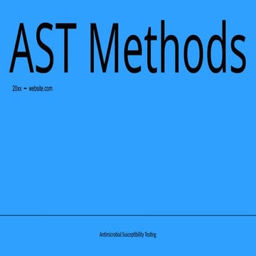 AST Methods overview. introduction to AST | PPTX