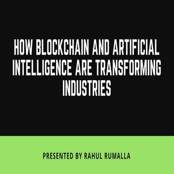 Paperchain - How Blockchain and Artificial Intelligence are Transforming Industries