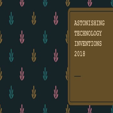 Innovations in science | PPTX