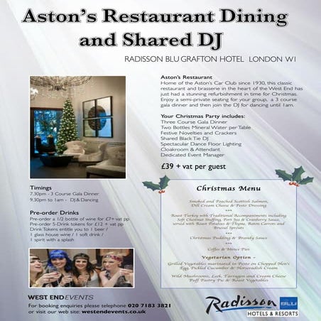 Aston's restaurant dining & shared dj